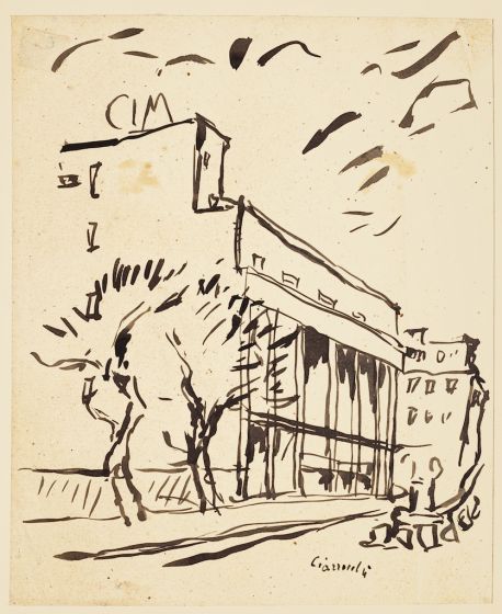 CIM Glass Palace in Rome by Arnoldo Ciarrocchi- Modern Artwork