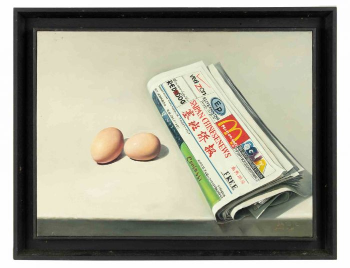 Eggs and Newspaper