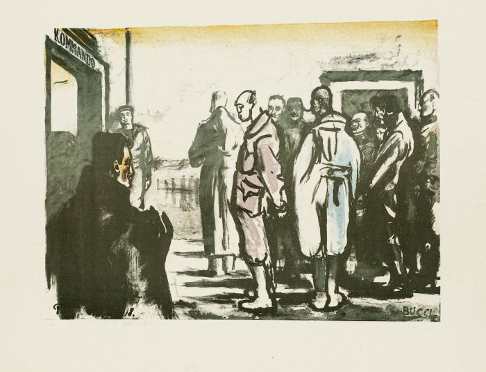Group of Menby Anselmo Bucci - Modern Artwork