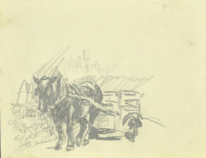 Draft Horse - Modern Artwork