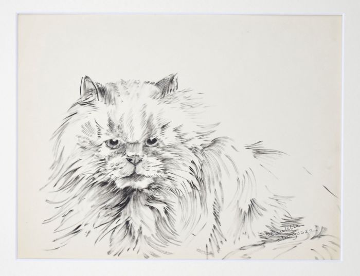 The Cat by Marie Paulette Larosso - Contemporary Artwork
