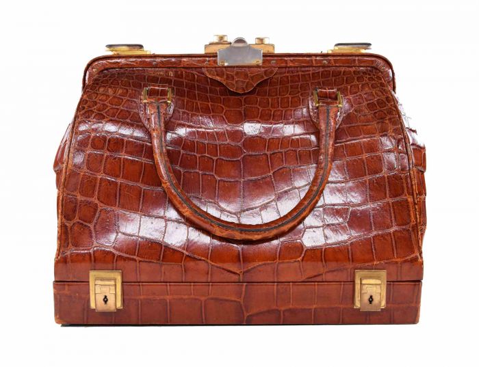 Crocodile Vintage Travel Bag