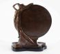 Art Nouveau Bronze Mirror
