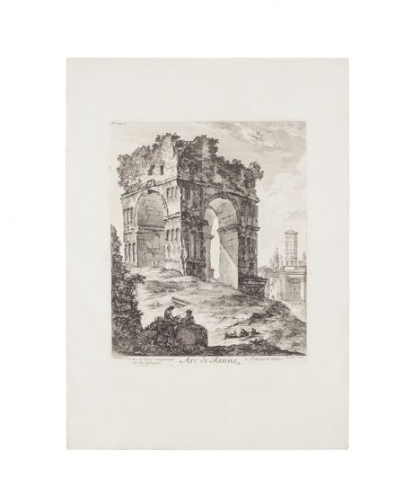 Arch of Janus by Dominique Montagù - Old master Artwork