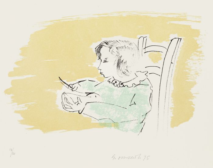 Letter made by the artist Giovanni Omiccioli - Contemporary Artwork