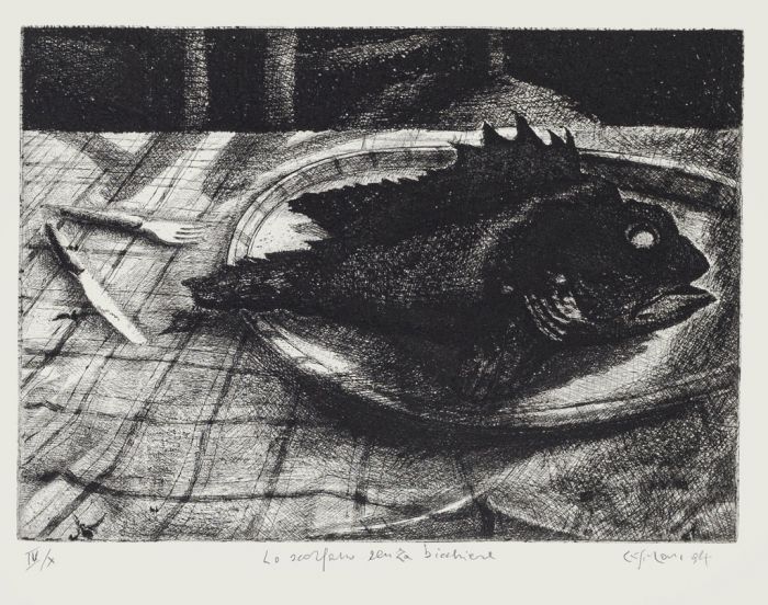 The Scorpionfish Without The Glass by Piero Cesaroni - Contemporary Artwork 