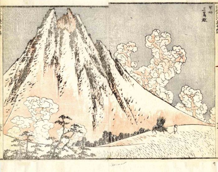 Katsushika Hokusai - The Mishima Pass in Kai Province - Modern Artwork