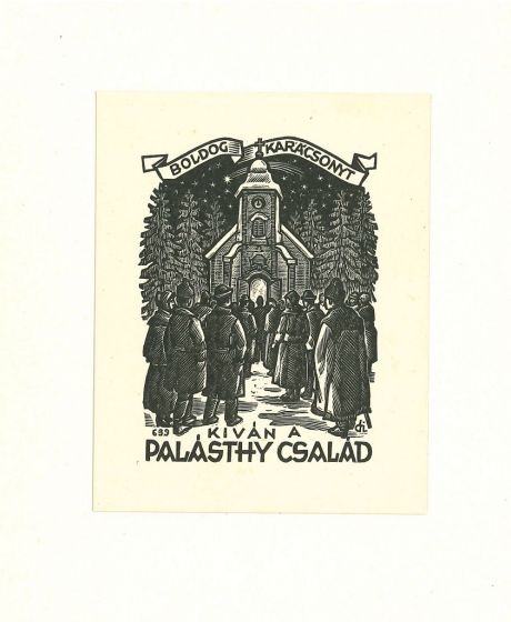 Ex Libris Palasthy Csalad - Contemporary Artwork 