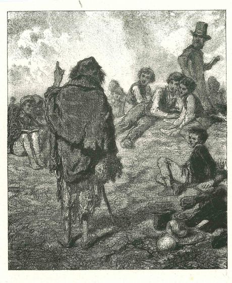 Paul Gavarni - The Speech of a Wanderer -  Modern Art