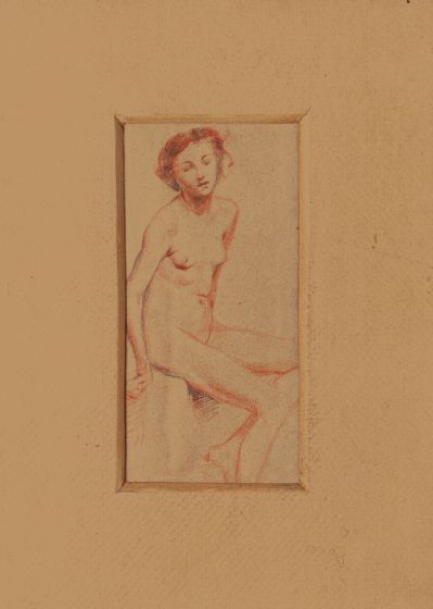 "Nude" by  Aurelio Mistruzzi - Modern Artwork