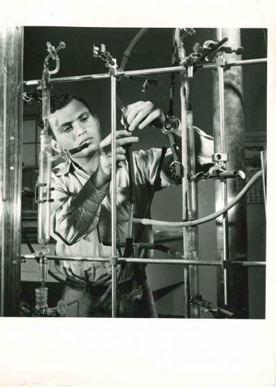 U.S. College Trains Engineers - American Vintage Photograph