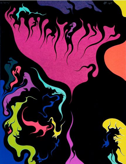 Red Flames by Luigi Boille - Contemporary Artwork