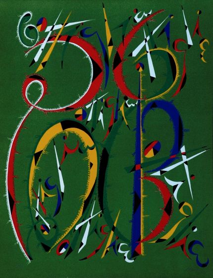 Letter B by Rafael Alberti - Contemporary Artwork