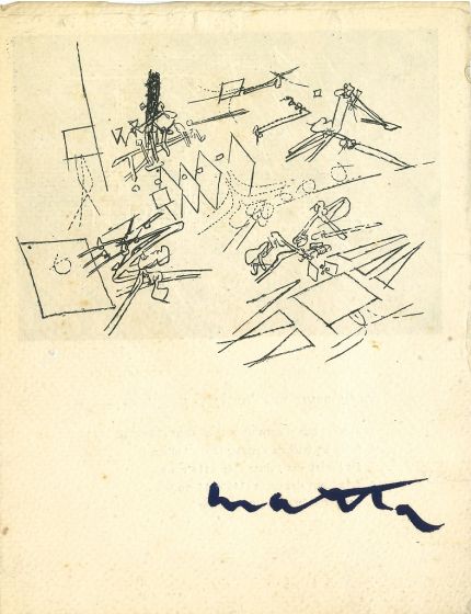 Exhibition Leaflet by Sebastian Matta - Contemporary artwork