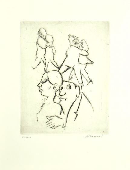 The Couple Danceby Mino Maccari - Contemporary Artworks