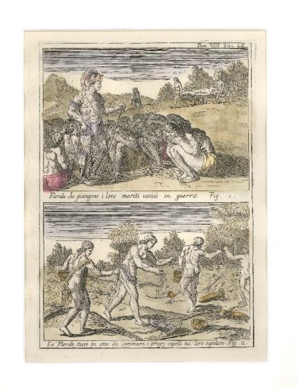 The Rites of the Floridians Women by Gianfrancesco Pivati - Old Master Artwork