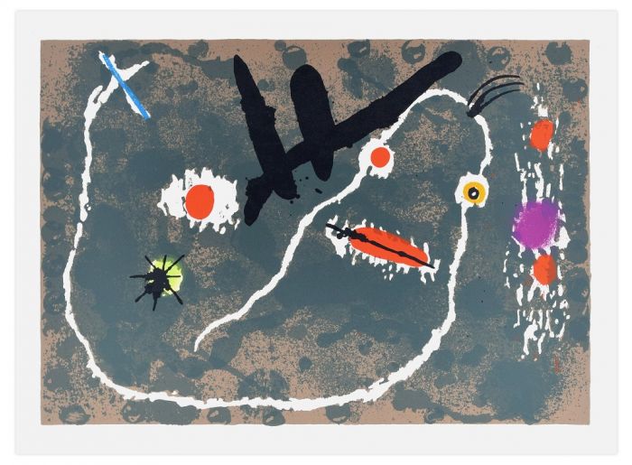 Le Lézard aux Plumes d'Or by Joan Mirò - Surrealist Artwork