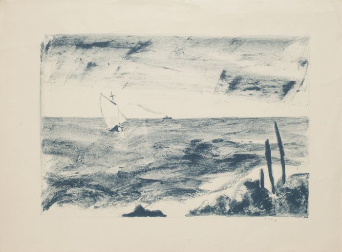 "Stormy Sea" by Anonymous - Modern Artwork