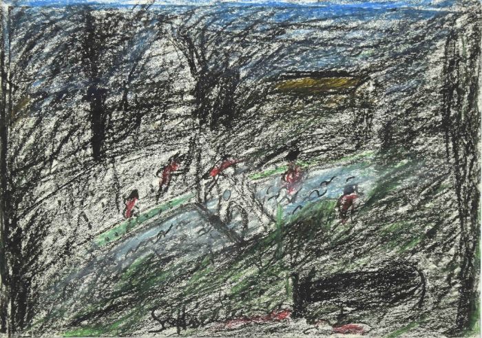 Roman Scene by Nazareno Gattamelata - Contemporary Artwork