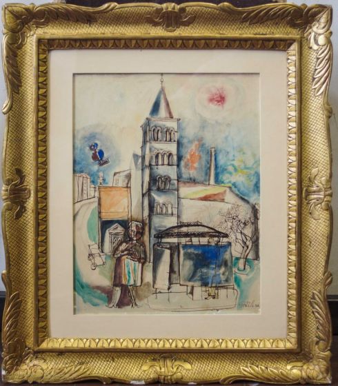 Franco Gentilini  - Cathedral of S. Crisogono - Modern Artwork