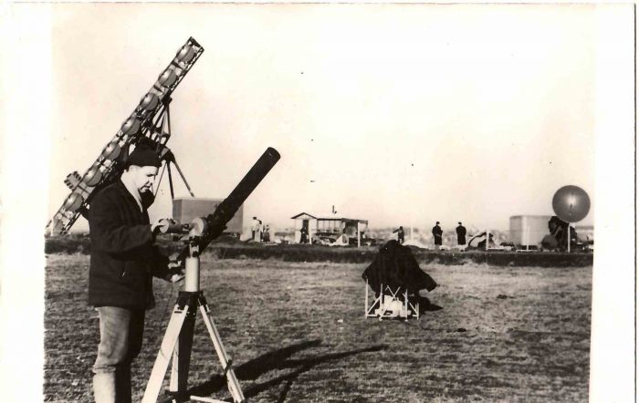 Portrait of Walter Lutz, German meteorologist