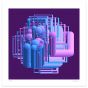 Tubing by Dadodu - Contemporary Art Print