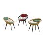 Three Round Lounge Chairs - SOLD