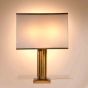 Brass Table Lamp by Romeo Rega