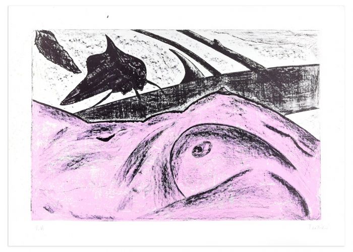 Pink Nude by Nino Terziari - Contemporary Artwork