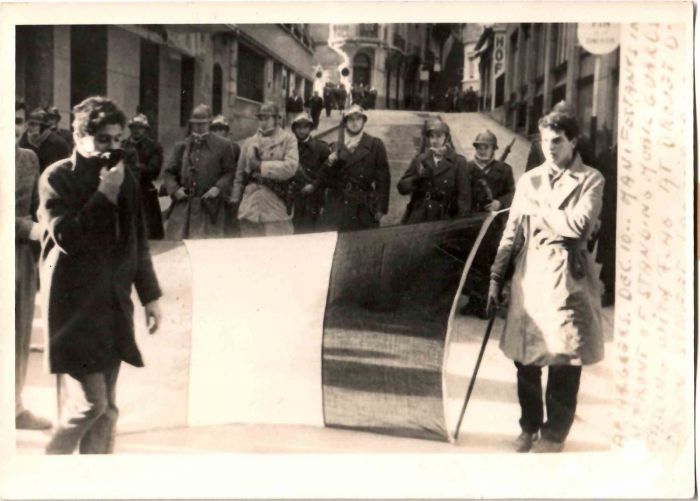 French Flag in Algeria - Original Photographs