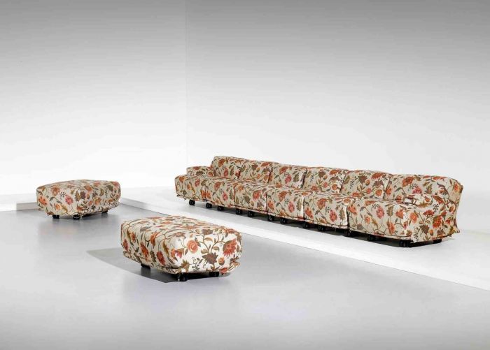 Vivco Magistretti - Set of 8 Fiandra Modular Sofa - Design Furniture 
