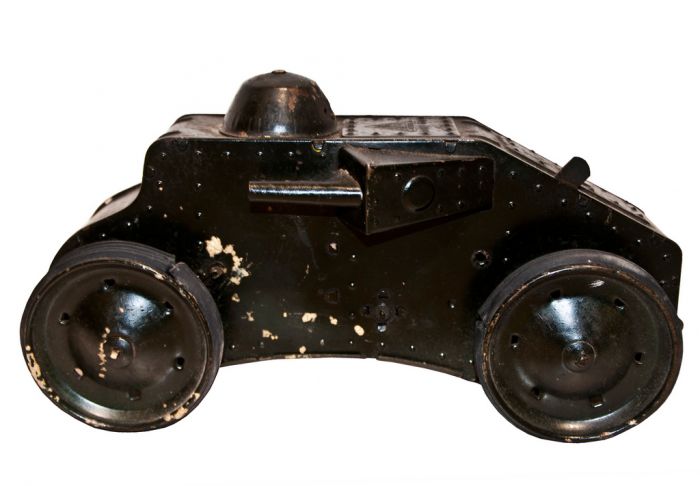 Military Wind up Tri-ang Tiger Tank - Decorative Objects