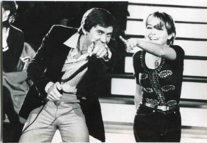 Gianni Morandi and Elisabetta Virgili - Vintage Photo