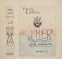 The Sea by Paul Chack- Modern Artwork