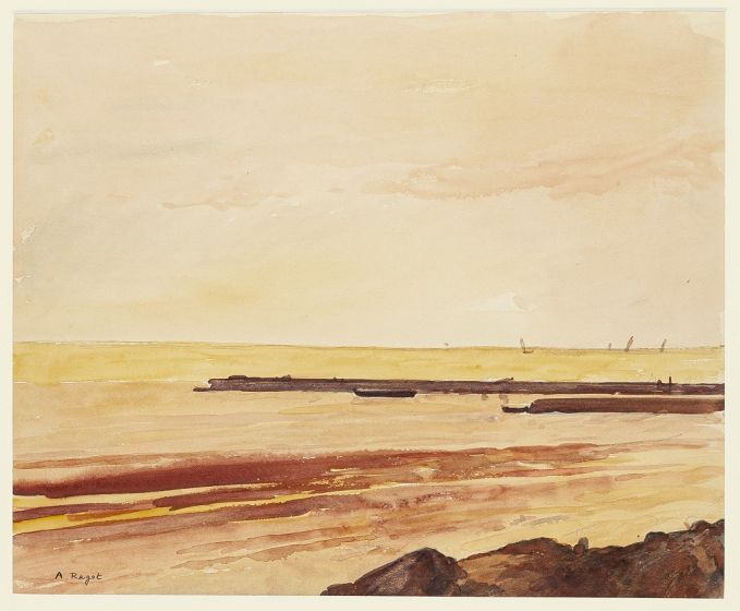 The Inactive Dam by André Ragot - Modern Artwork