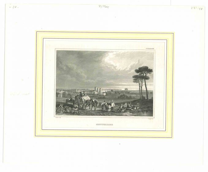 Ancient View of Montpellier