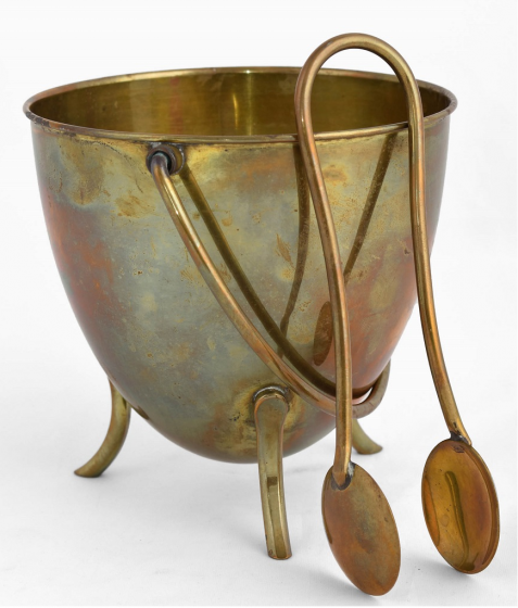 Ice Container With Tweezers - Decorative Objects