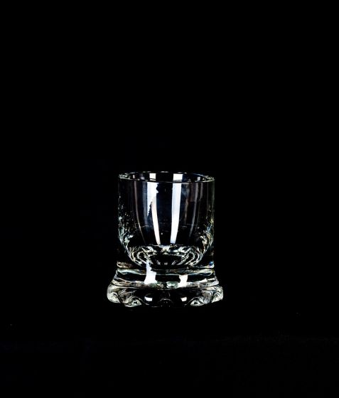 Glass Cache Pot