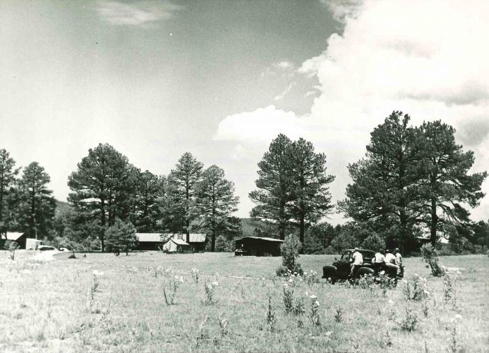 Digging Camp - American Vintage Photograph