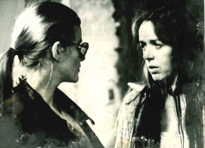 Jutta Lampe and Barbara Sukowa - Vintage Photograph