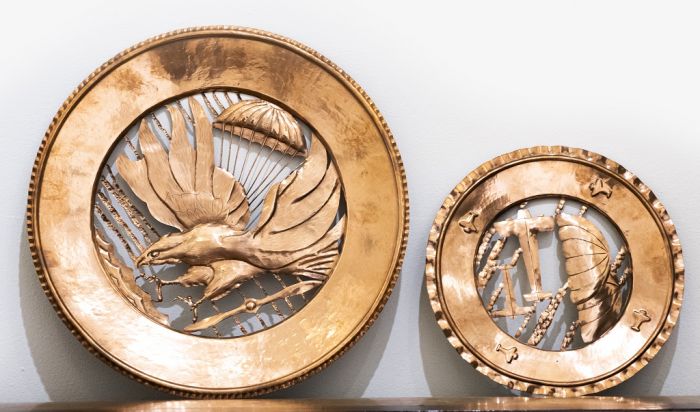 Couple of Copper Pierced Plates - Modern Artworks