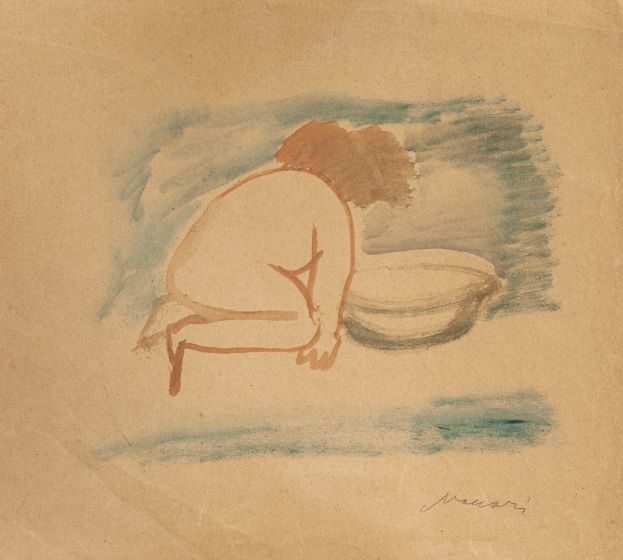  Nude by Mino Maccari - Contemporary Artworks