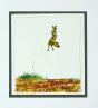 Composition is an original painting in watercolor on paper by Leo Guida in 1970.