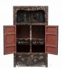 Vintage Lacquered and Painted Wooden Cabinet