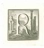 Capital letter for the Antiquities of Herculaneum Exposed