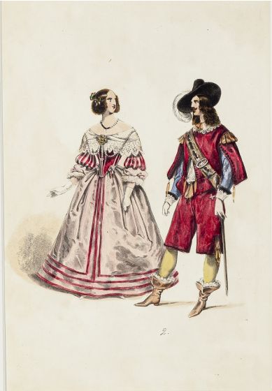 The Lady and the Musketeer by Anonymous - Modern Artworks