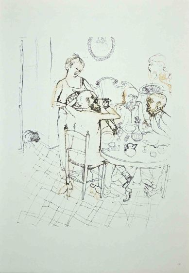 Franco Gentilini - The Dinner - Contemporary Art