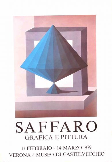 Lucio Saffaro Vintage Poster