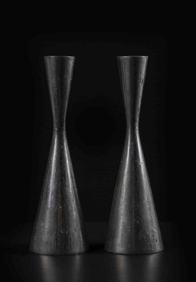 Pair of  beautiful Iron Candlesticks