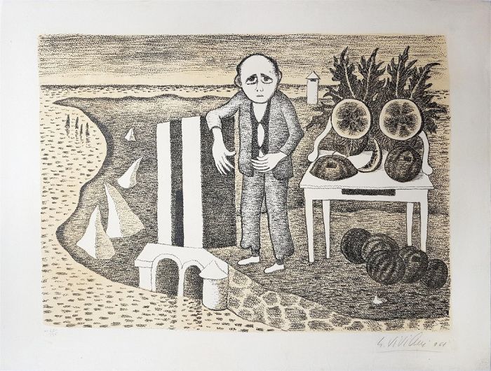 giuseppe viviani,  il catarettaio, art for sale, art, buy art online, prints, lithograph, online, artworks, artwork, etchings, etching, multiples, artists artwork, purchase artwork, original artworks, buy artwork, affordable artworks, buy artworks for hom
